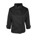 Kng Sm Childs Black Chef Coat 2136BLKKS